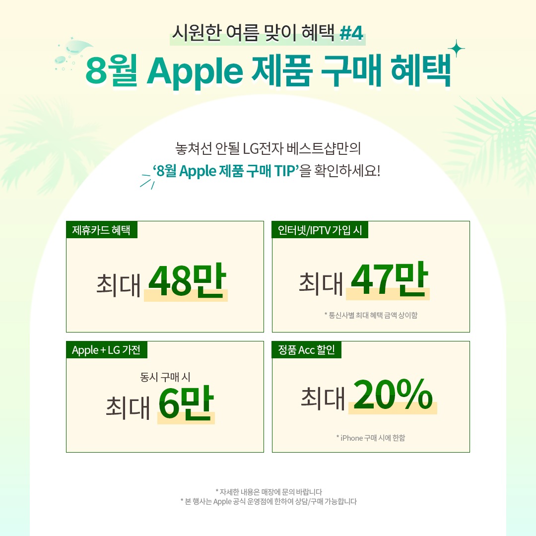 아이폰 썸머 페스티벌 행사